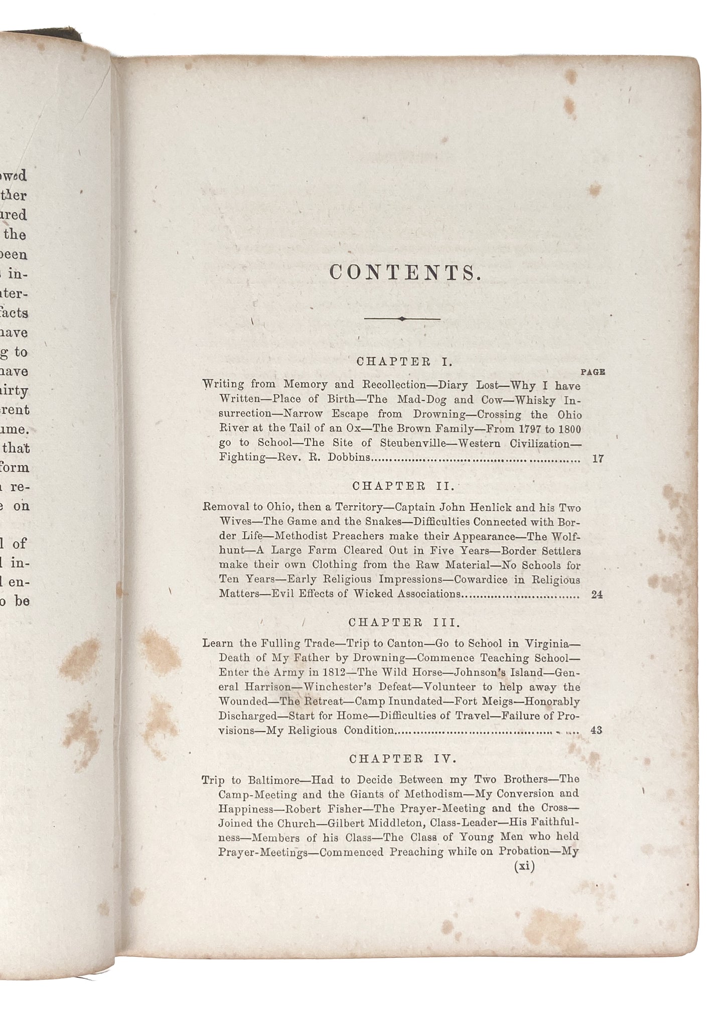 1868 GEORGE BROWN. Rare Second Great Awakening Memoir - Circuit Preacher - Abolition & Slavery.