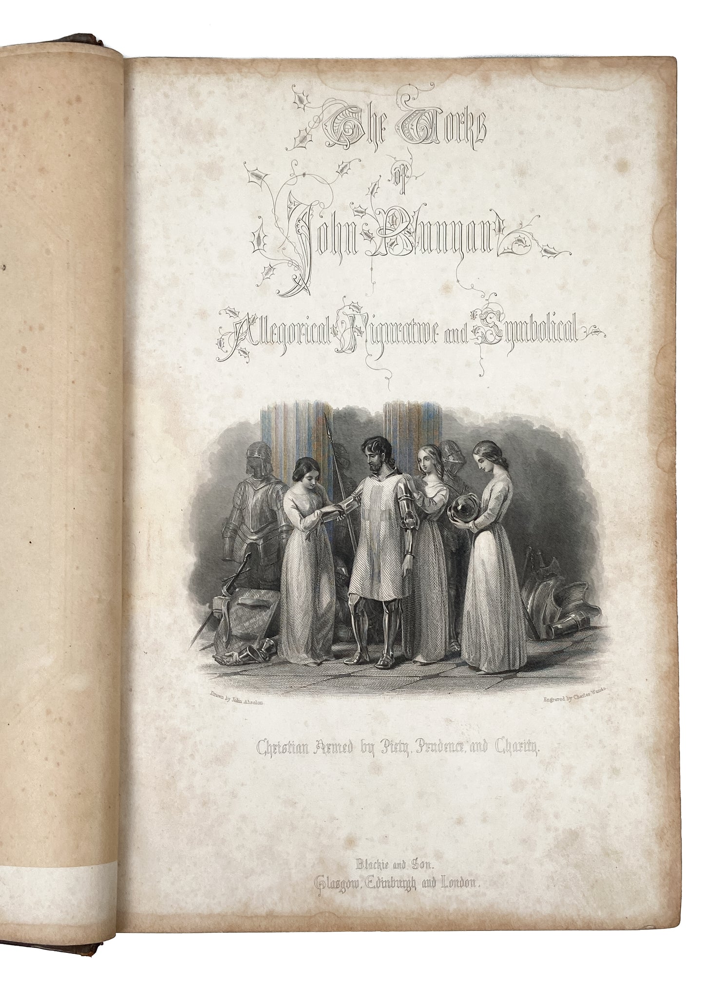 1862 JOHN BUNYAN. The Allegorical, Figurative, and Symbolical Works of John Bunyan.