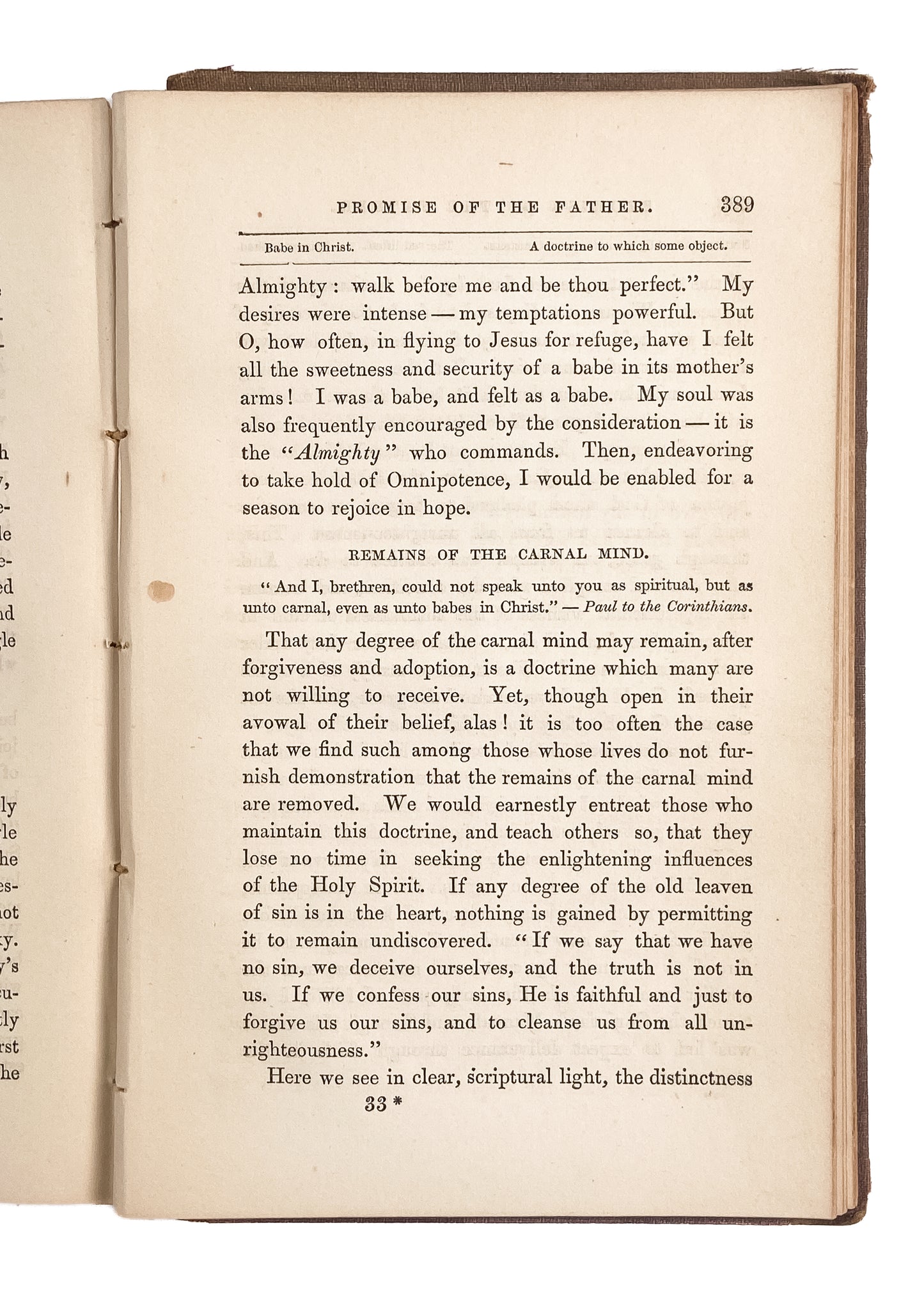 1868 PHOEBE PALMER. The Promise of the Father - Holy Ghost. Autographed w/ Sentiment to Early Methodist.
