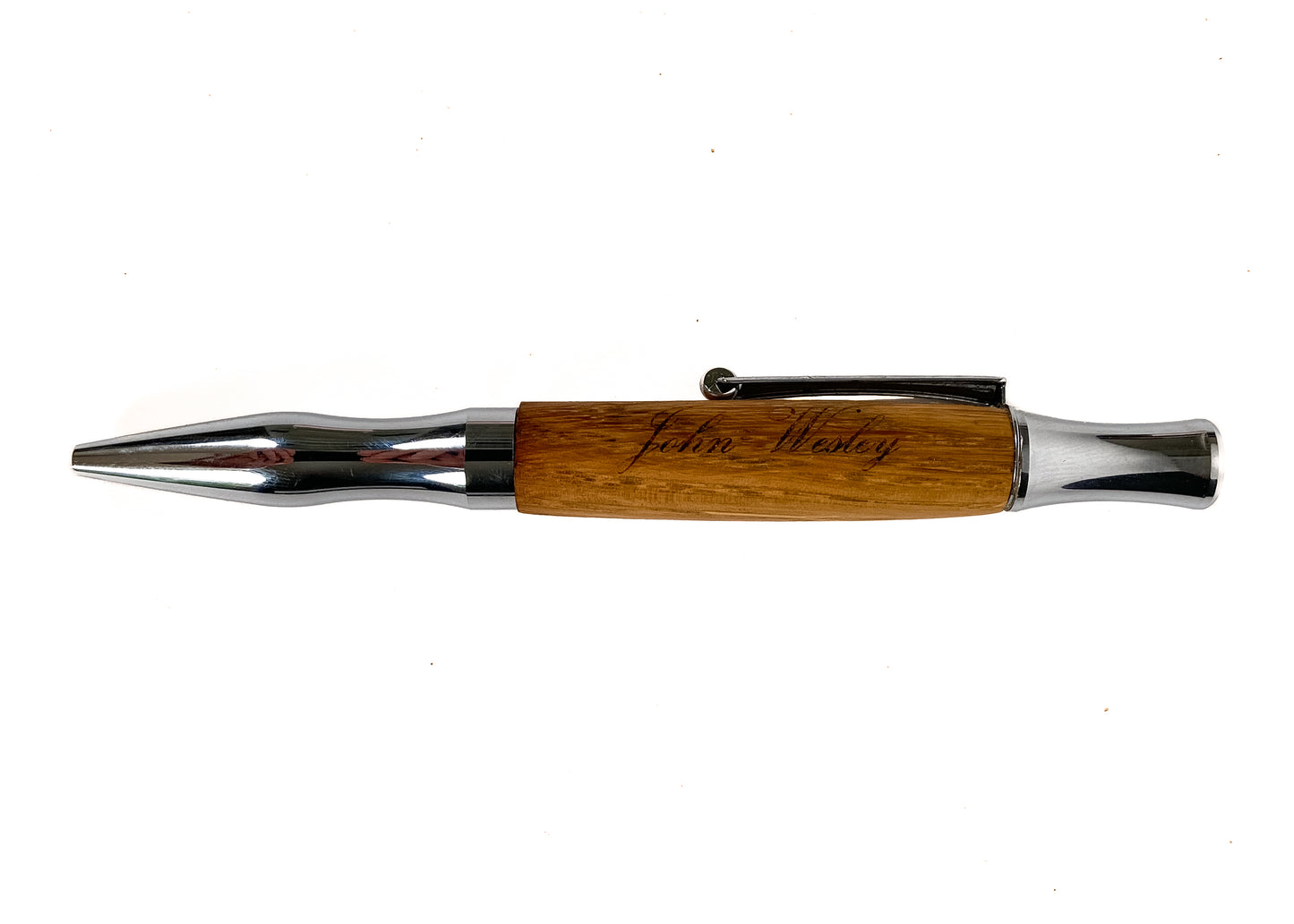1777 JOHN WESLEY. Pen Made from Wood Pillars Gifted by King George to John Wesley!