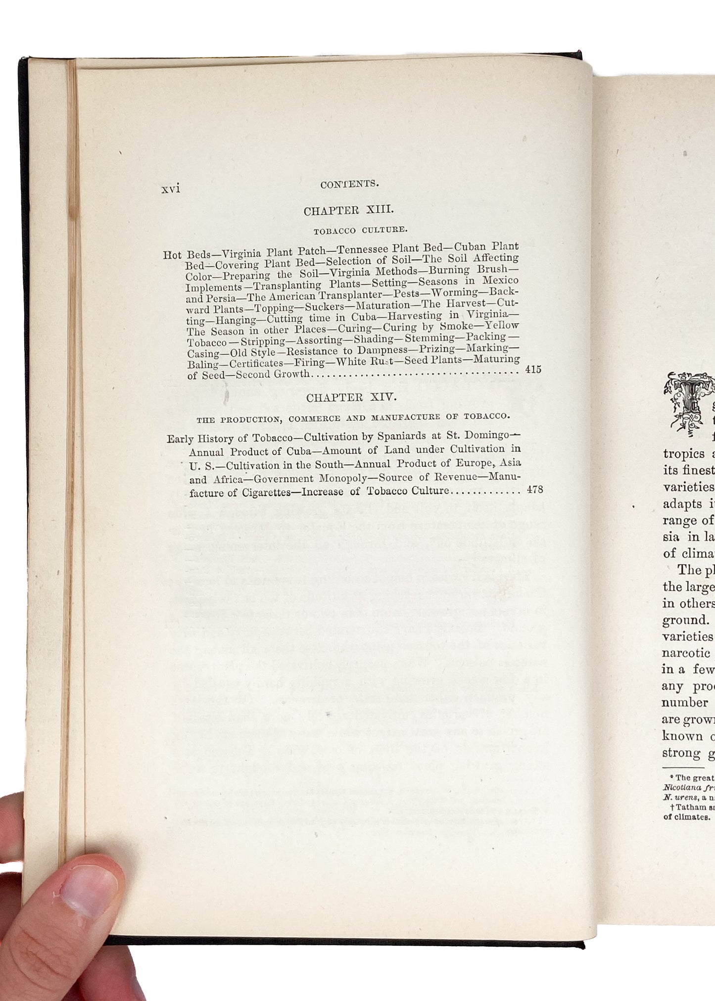 1875 E. R. BILLINGS. Tobacco. Its History, Varieties, Culture, Manufacture & Use. 100 Illustrated.