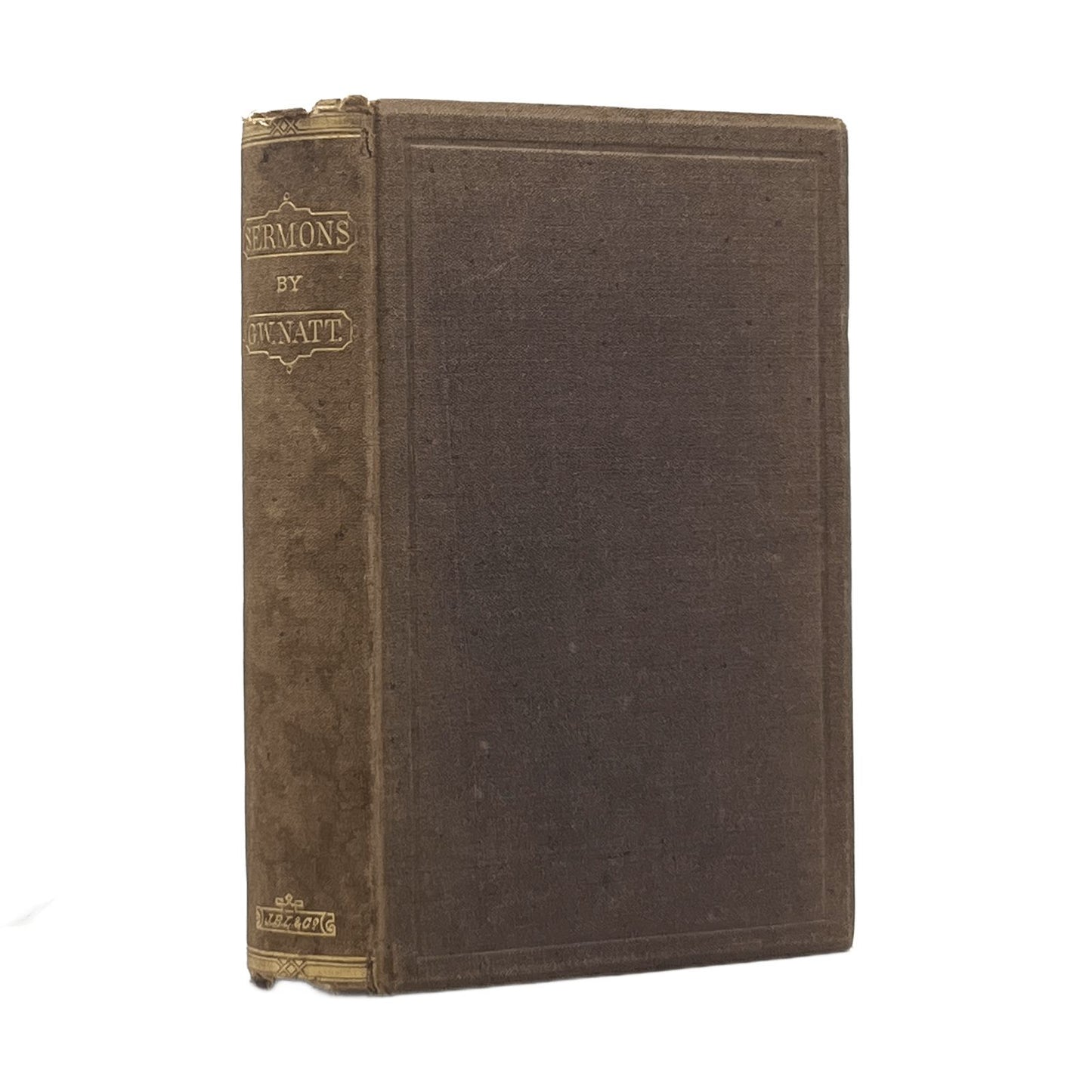 1867 GEORGE W. NATT. Plain Sermons or Personal Religion