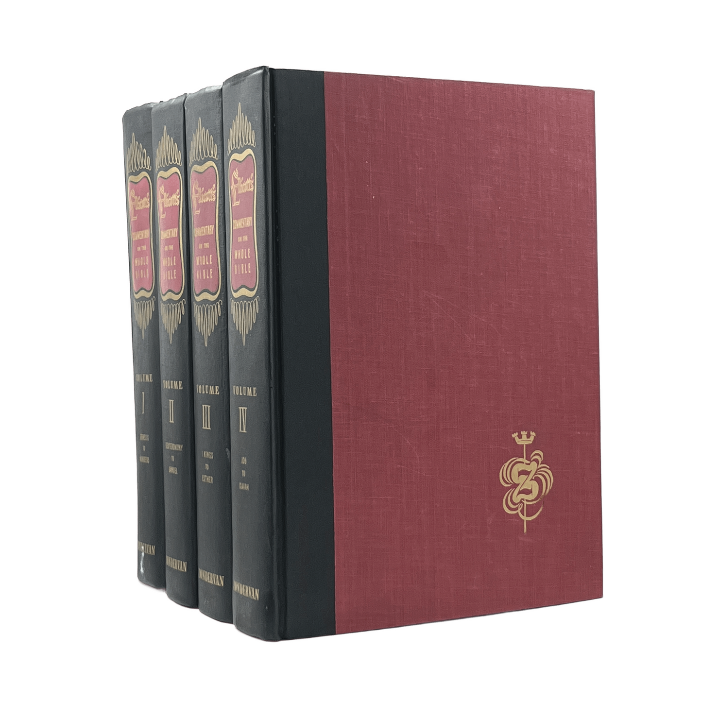 C.1950 CHARLES ELLICOTT. Vols 1-8 Ellicott's Commentary on the Whole Bible a Ver