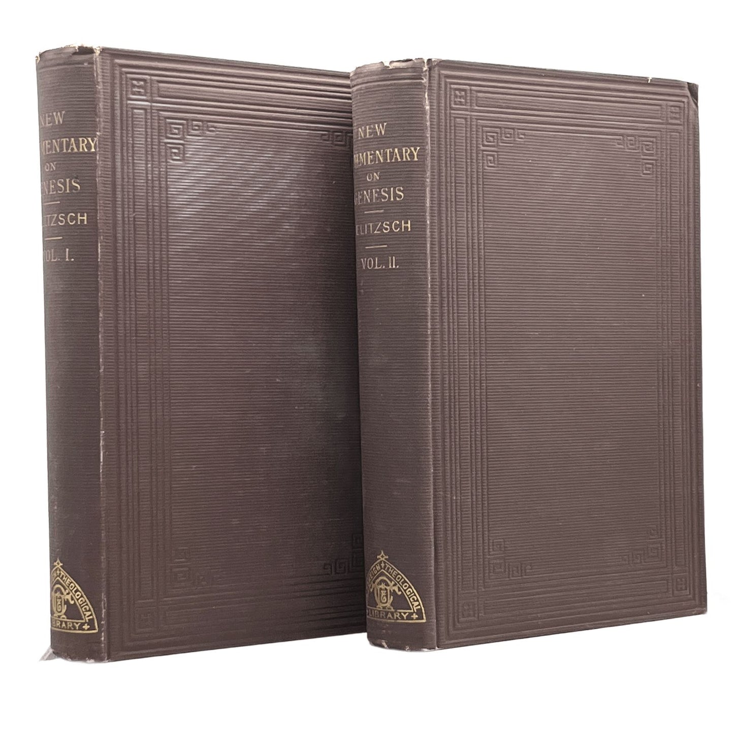 1899 FRANZ DELITZSCH. A New Commentary on Genesis Vols.1&2