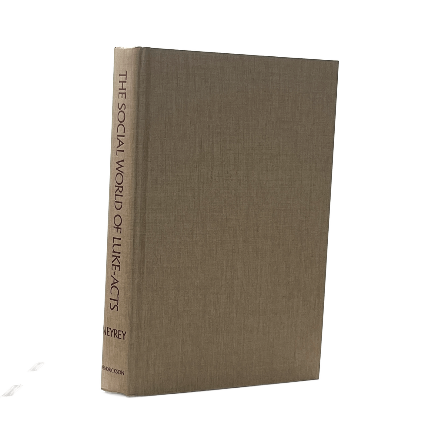 1991 JEROME H. NEYREY. The Social World of Luke-Acts