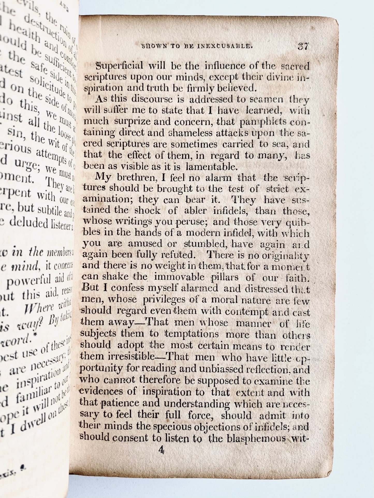 1812 ABIEL ABBOT. Sermons to Sailors on Lust, Pornography, Swearing and Cursing, &c.