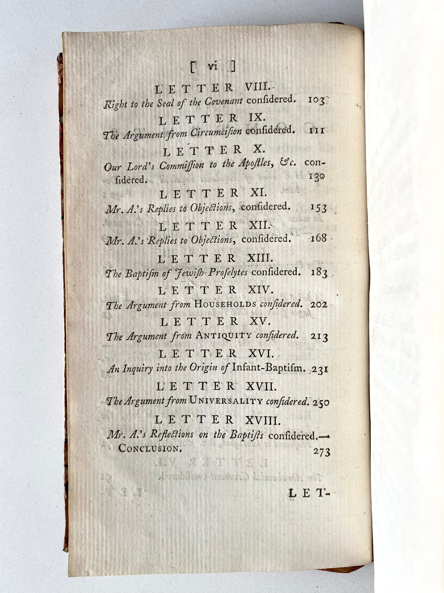 1775 SAMUEL STENNET. Two Important Works on Baptist Teaching on Immersion, etc.