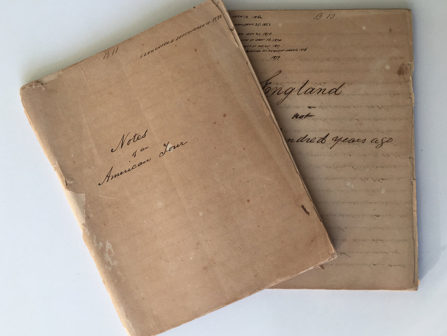 1868 WILLIAM L GILES. 600 + Pages of Manuscript Sermons by Important Baptist Divine!