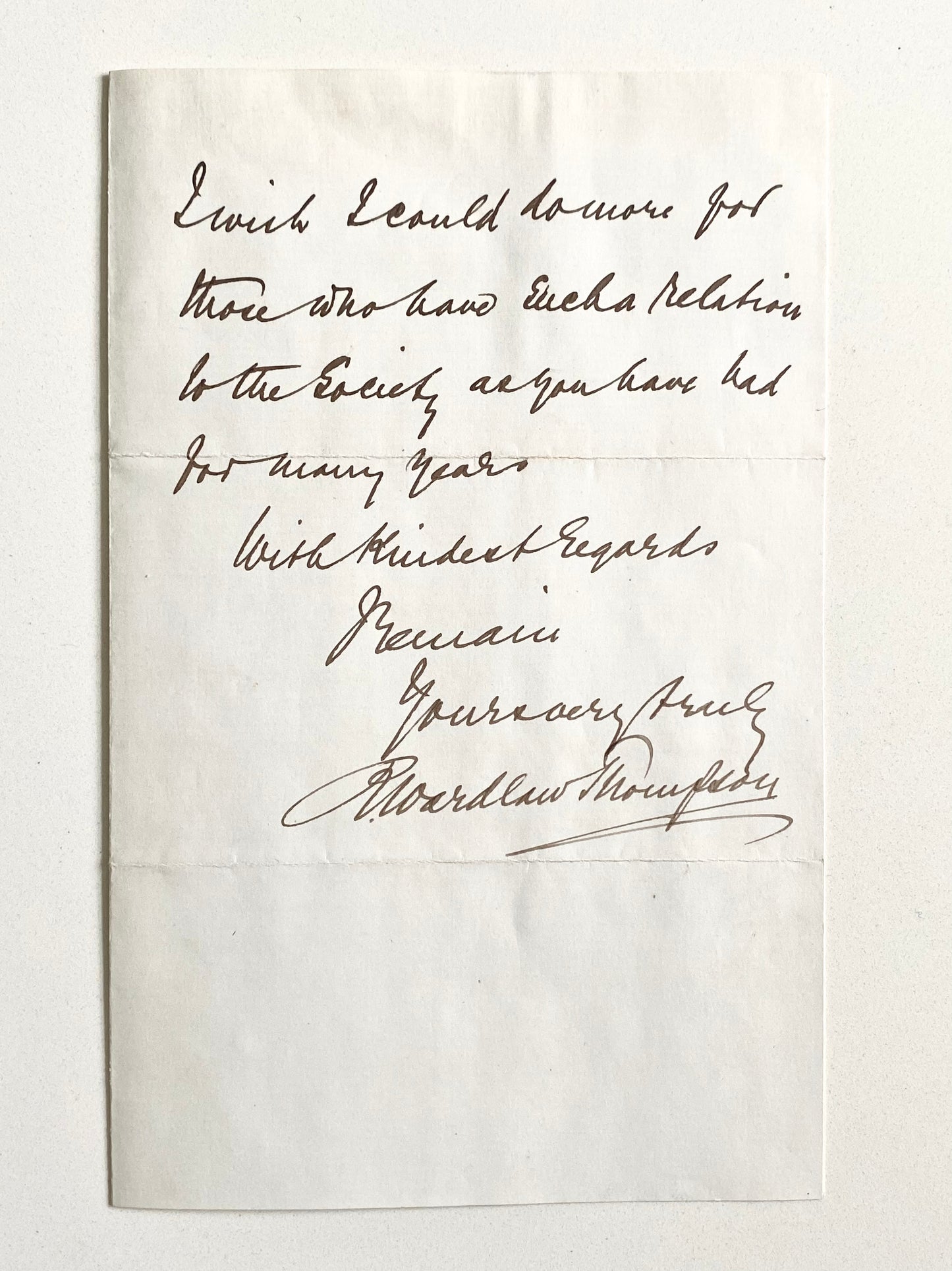 1886 LONDON MISSIONARY SOCIETY. R. Wardlaw Thompson Tries to Assist a Missionary's Widow.