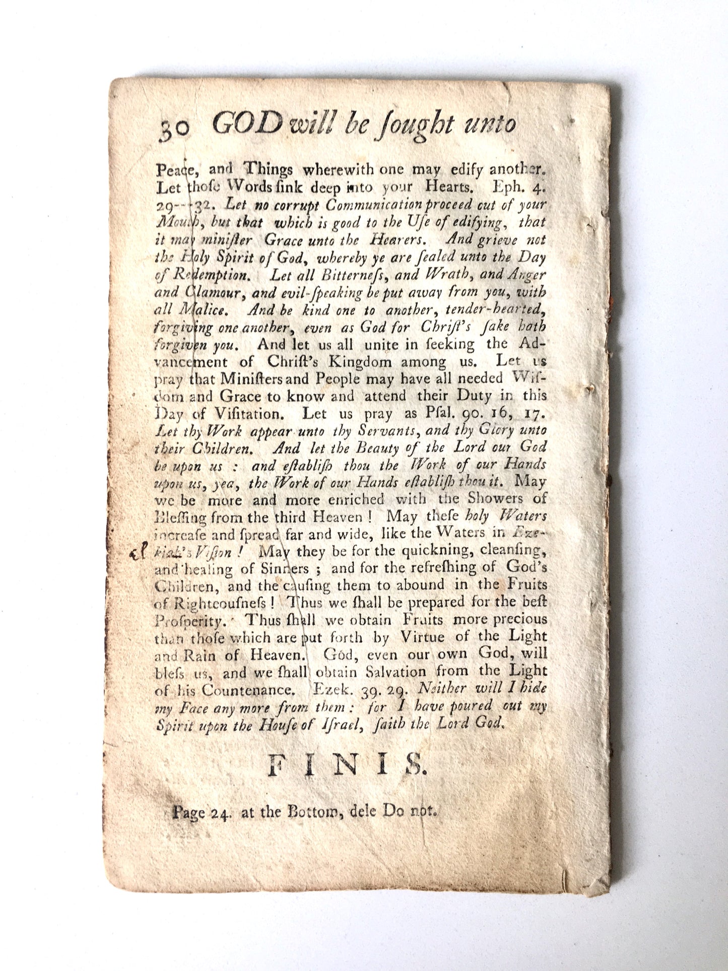 1742 JOSEPH SEWALL. Praying for a Plentiful Effusion of the Holy Spirit. Rare Revival Sermon