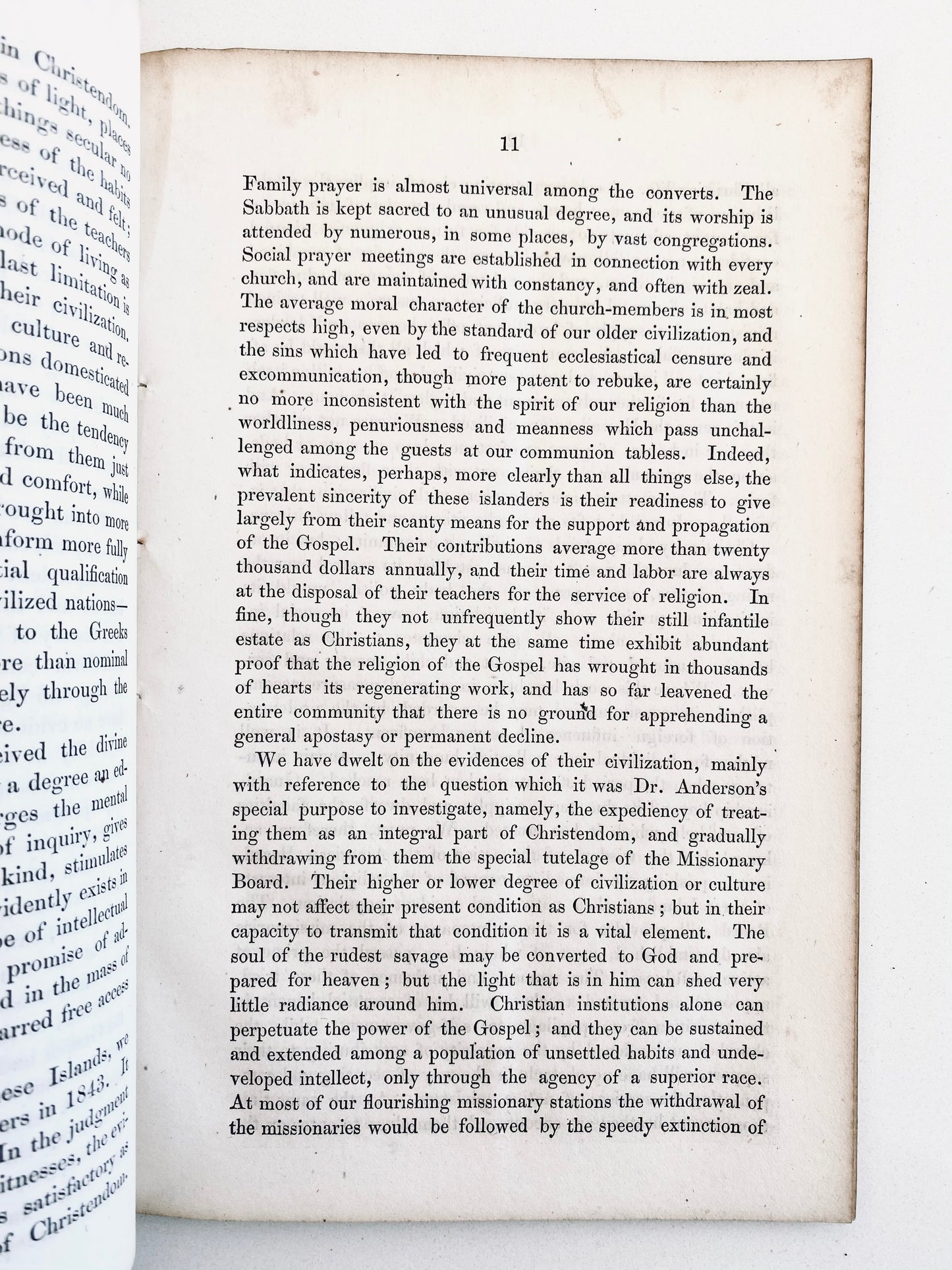 1865 ANDREW P PEABODY. Review of Dr. Anderson's Work on Missionary Work in Hawaii / Sandwich Islands