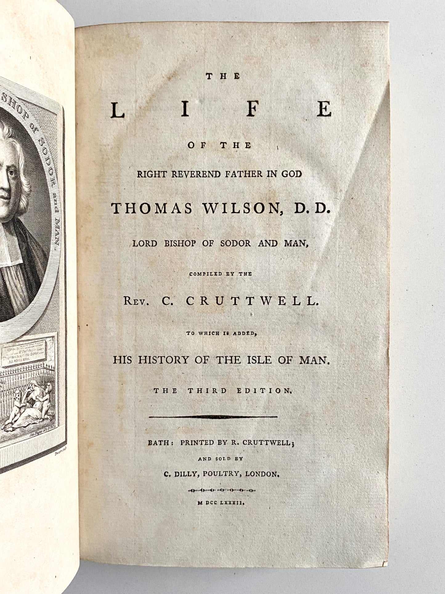 1782 THOMAS WILSON. 8 Volume Works of the "John the Baptist" of the Isle of Man