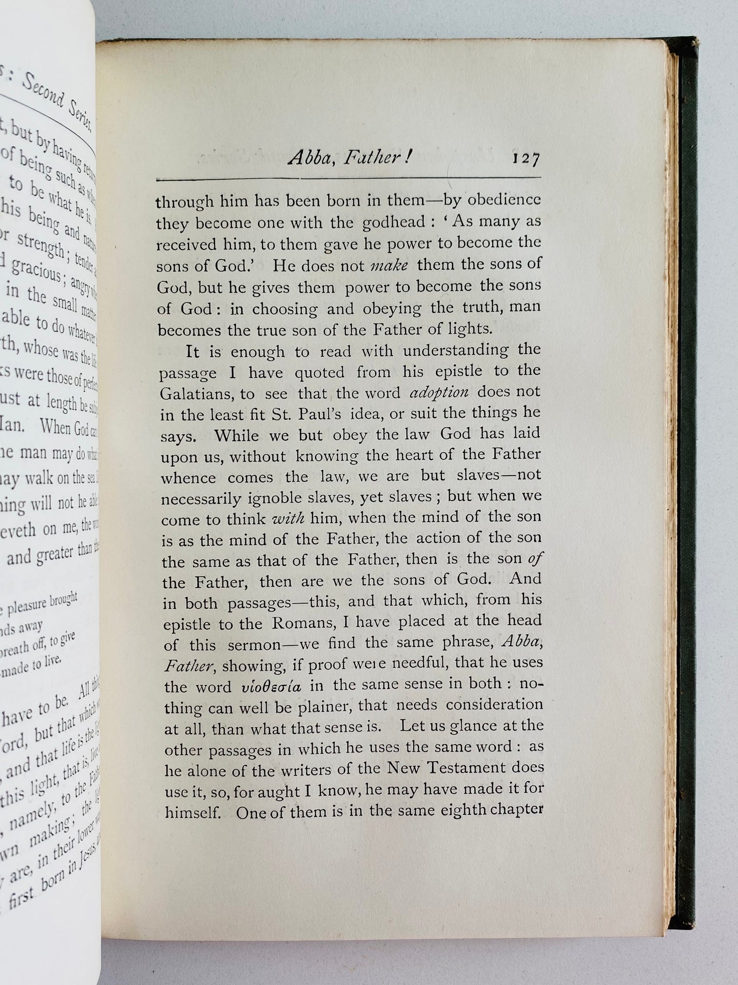 1889 GEORGE MACDONALD. Unspoken Sermons. Second Series. Nice Vintage Edition.