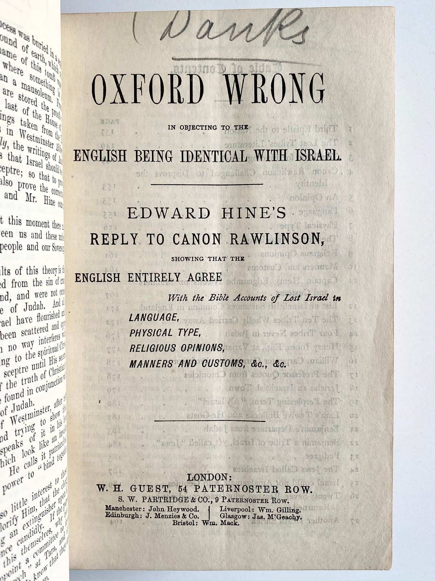 1873-1880 EDWARD HINE. Run of 7 Scarce Volumes of British-Israelite Periodical "Life from the Dead."