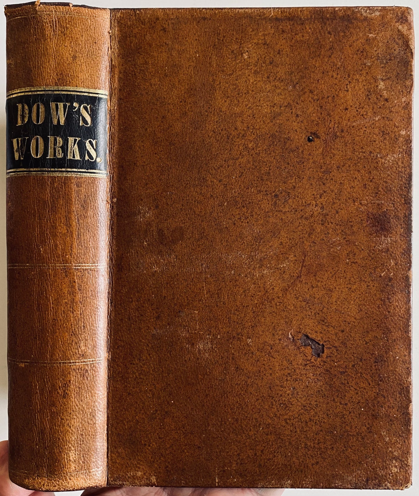 1859 LORENZO DOW. Beautiful Biography of Revivalist, Camp-Meeting Preacher. Cane Ridge, Visions, Dreams, &c.