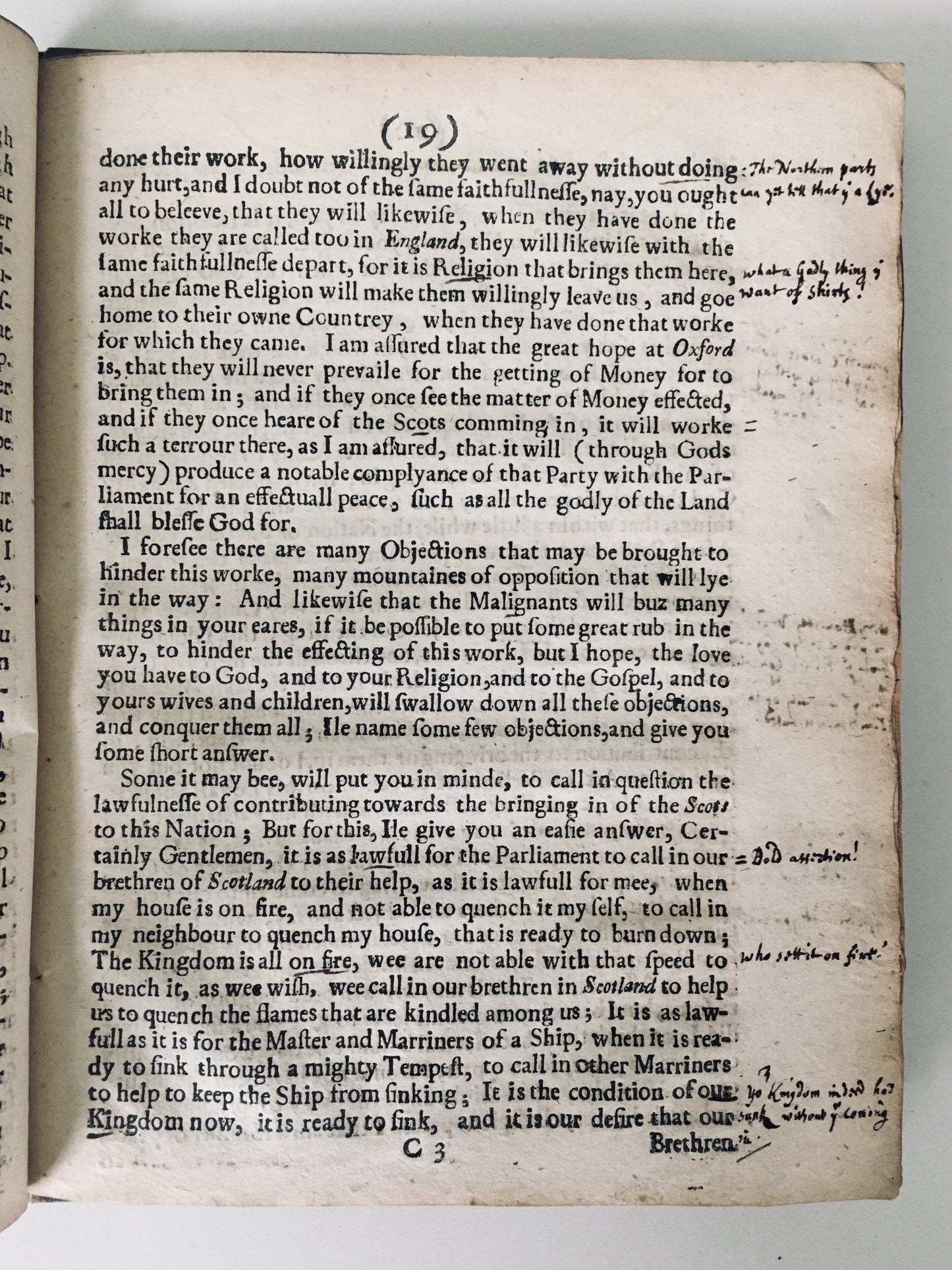 1643 JEREMIAH BURROUGHS Et Al. Puritan & Covenanter Sermons Against the Crown RARE w/Period Manuscript Notes