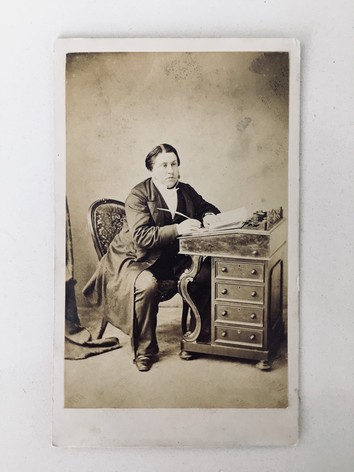 1860 C. H. SPURGEON. Early Form Carte de Visite Published in London.