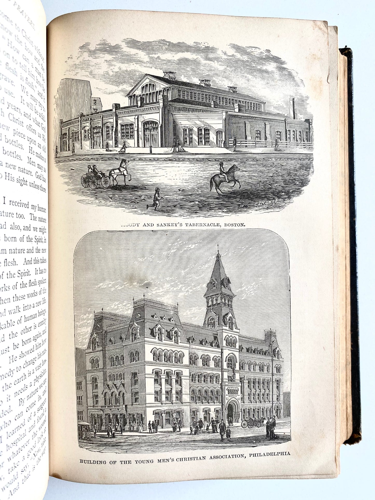 1877 D. L. MOODY. First Edition "New Sermons, Addresses, and Prayers" in Full Leather!