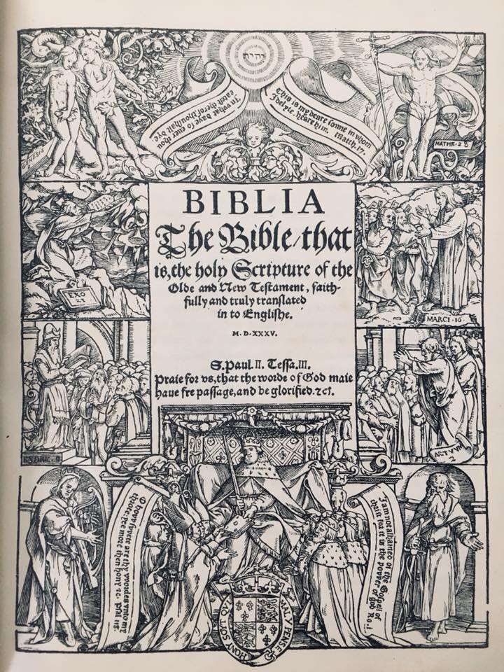 1535 | 1838 Myles Coverdale. The Holy Scriptures Englished. Finest Binding!