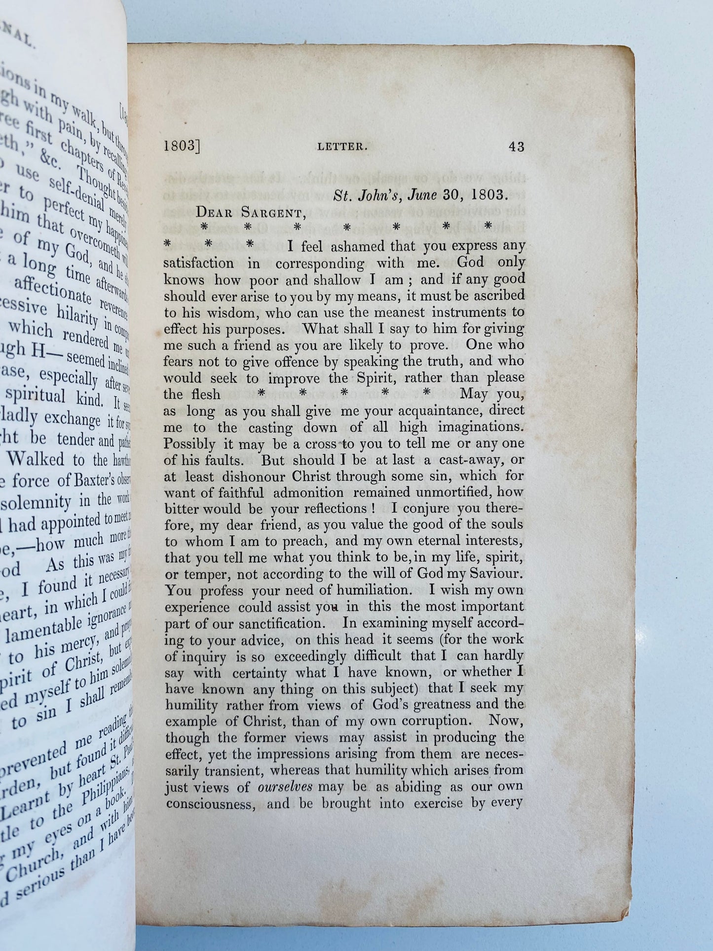 1837 HENRY MARTYN. First Edition of His Complete Journals and Letters. Never Reprinted.