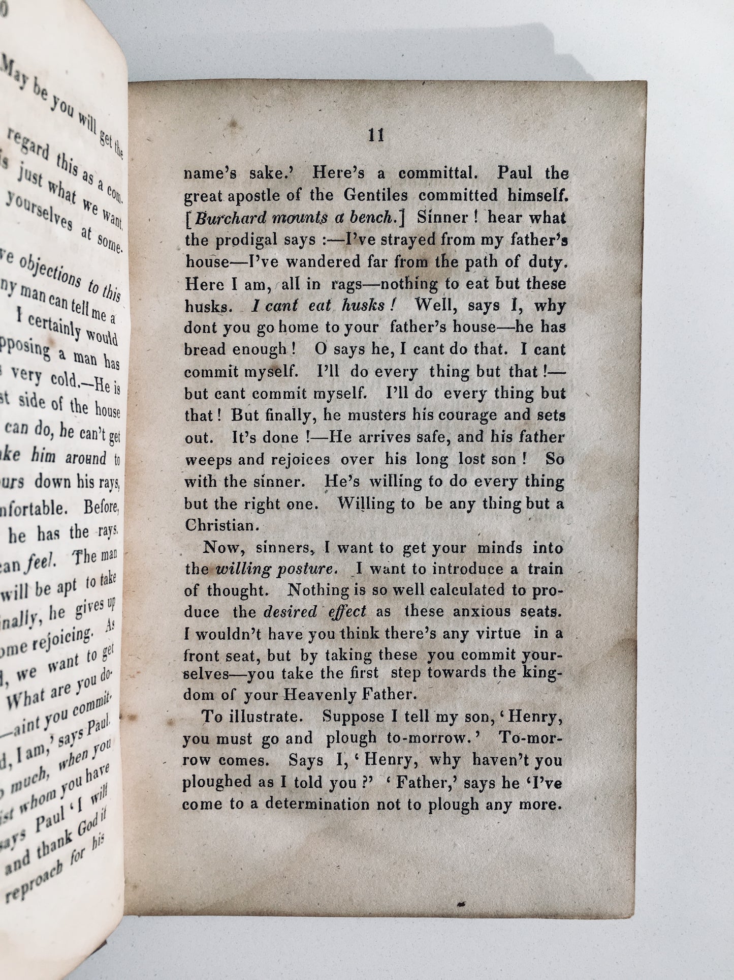1836 JEDIDIAH BURCHARD. Sermons and Addresses. Converted Charles G. Finney