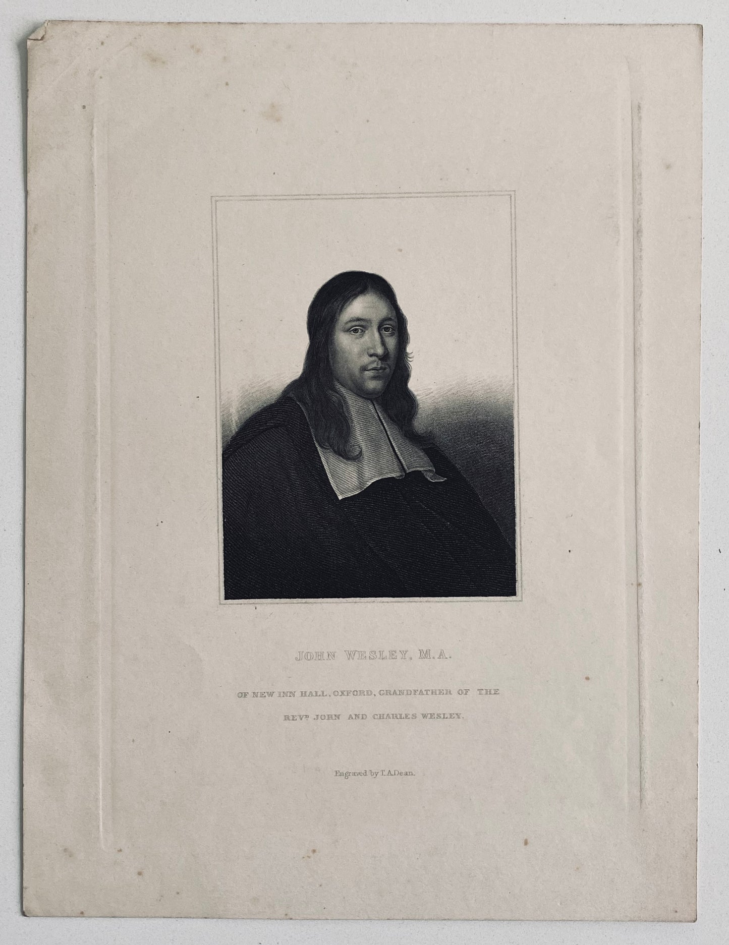1773 CHARLES WESLEY + HOWELL HARRIS. Unpublished Letters + Archive of Engravings for Wesleyan Methodist Twentieth Century Fund
