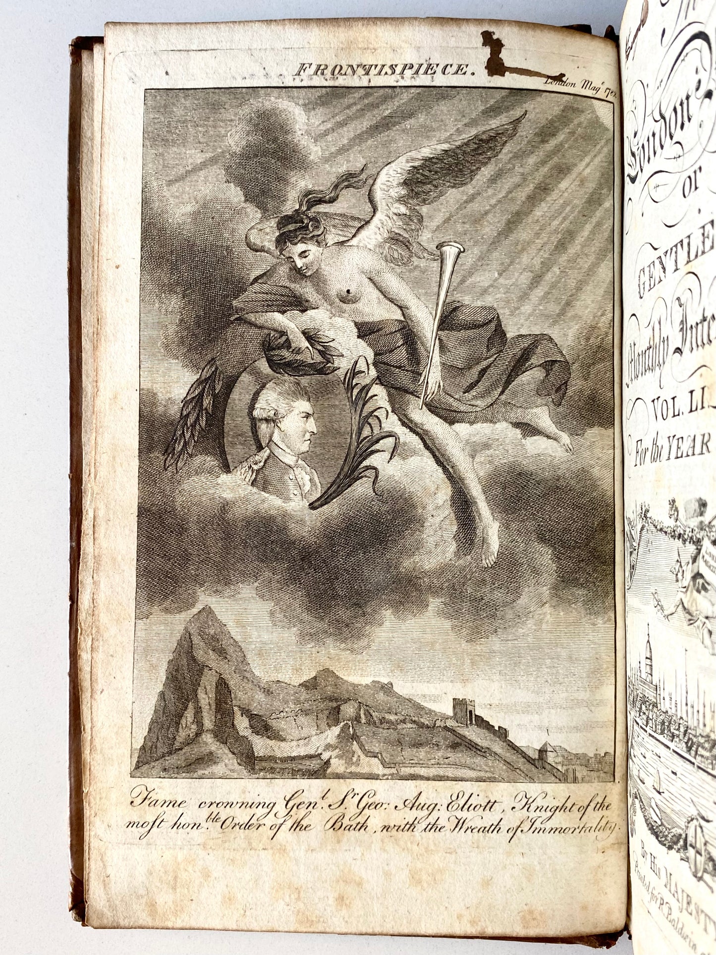 1782 GENTLEMAN'S LONDON MAGAZINE. George Washington, American Revolution, China, &c.