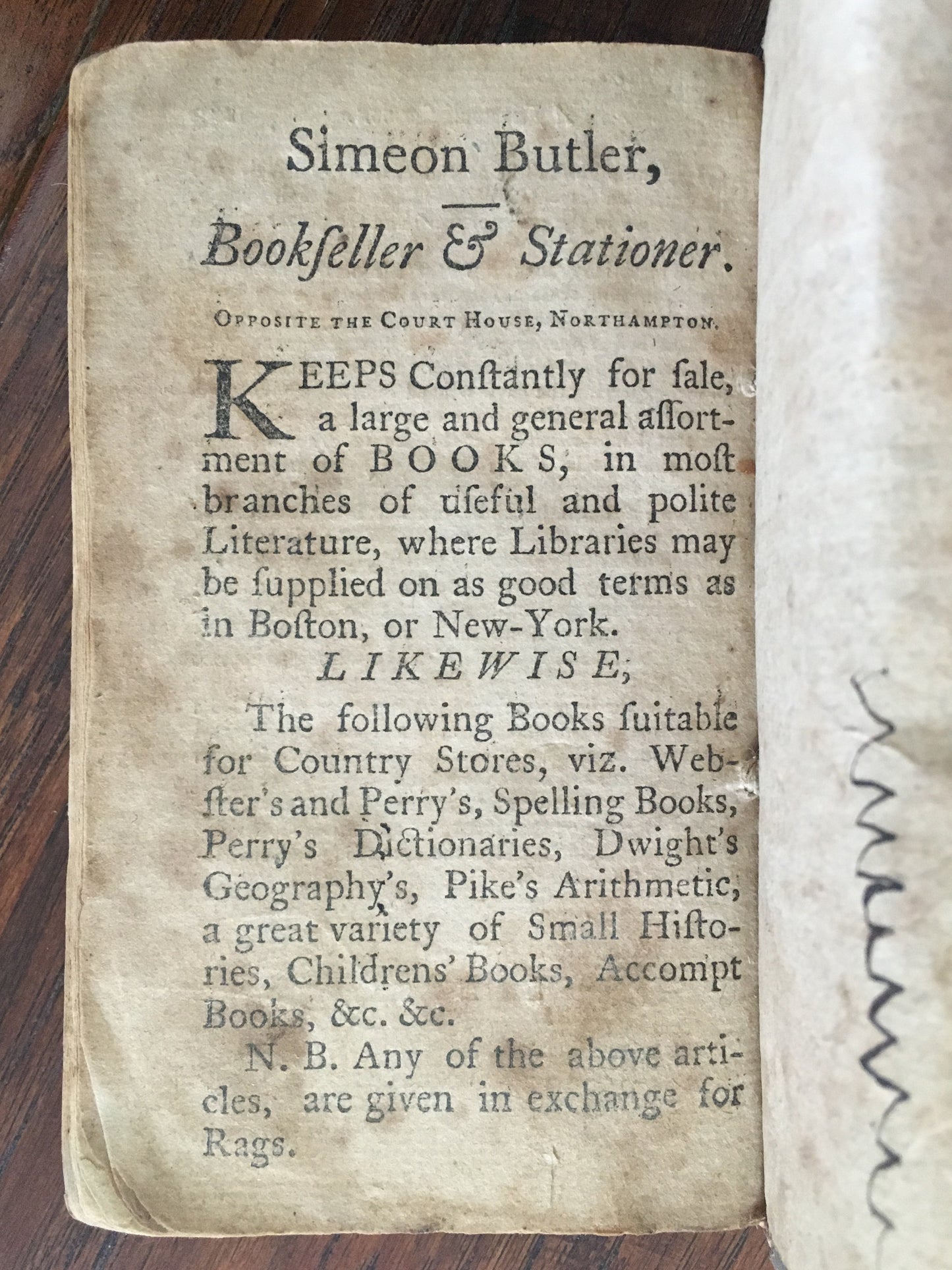 1750 JONATHAN EDWARDS. Justice of God in Damnation of Sinners. Rare Sermon!