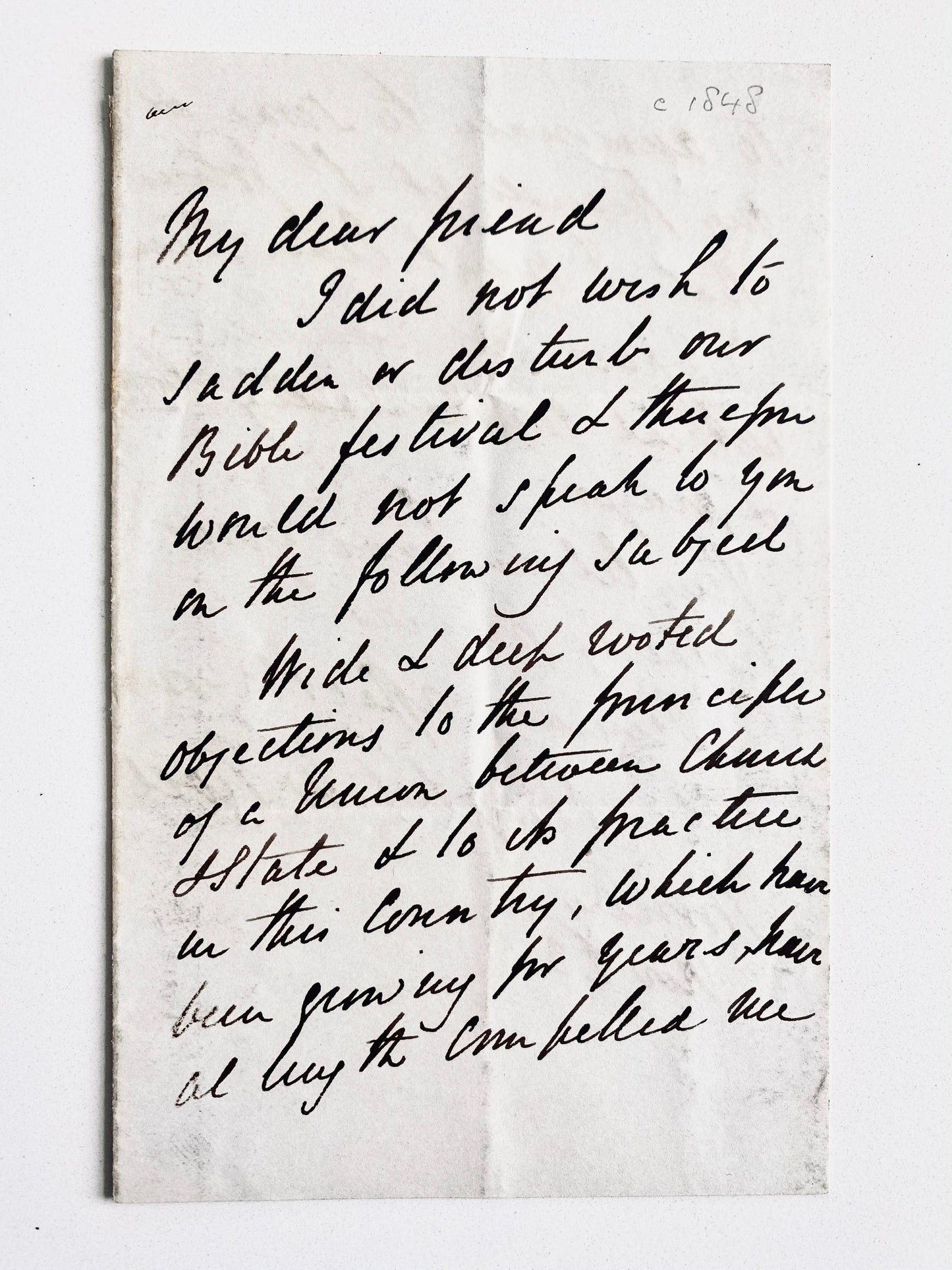 1848 BAPTIST W. NOEL. Resigns as an Anglican and is Immersed as a Baptist Pastor! Great!