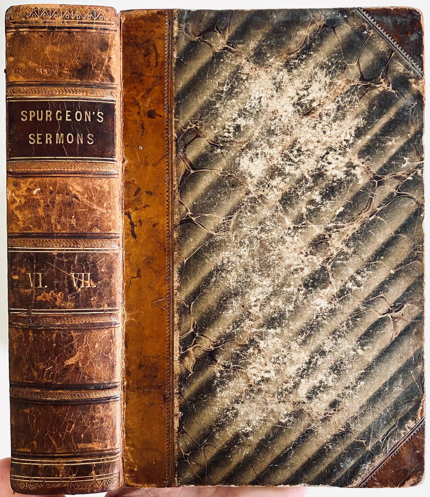 1860 C. H. SPURGEON. Eight Years Finely Bound Park Street & Metropolitan Tabernacle Pulpits!