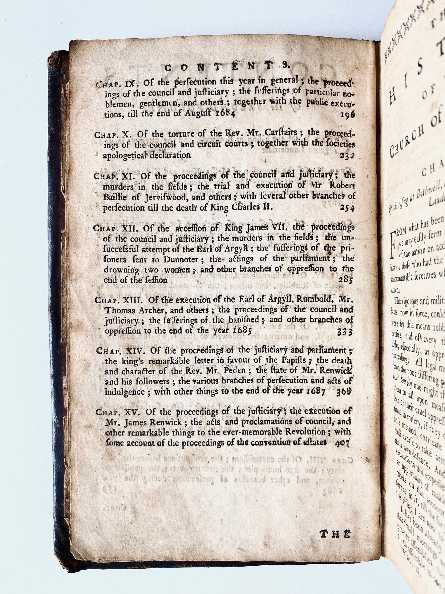 1762 WILLIAM CROOKSHANK. Sufferings of the Scottish Covenanters + Original Unpublished Great Awakening Hymn.