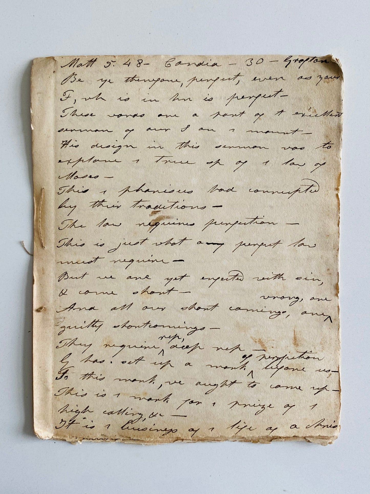 1755-1830 SAMUEL SARGENT. 2500pp Manuscript Archive of Second Great Awakening Missionary-Evangelist.