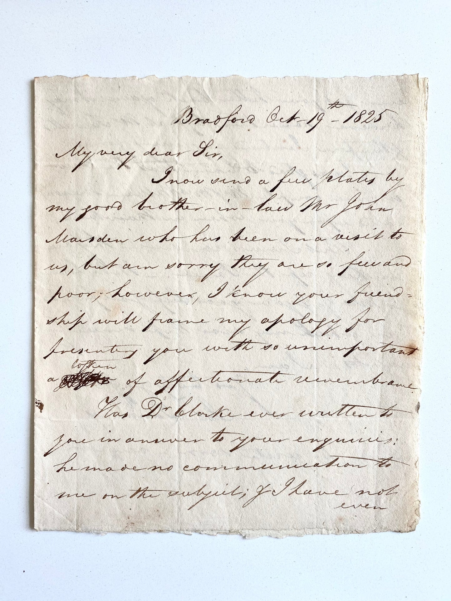 1785-1840's WESLEYAN & METHODIST Autograph & Holograph Collection - John Wesley, George Dawson, &c