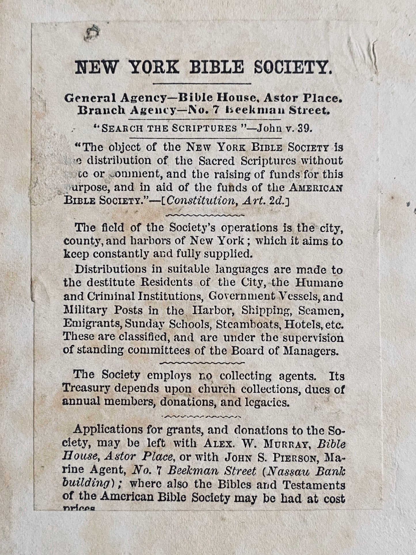 1860 HOLY BIBLE. San Francisco Sea Captain Provenance - Danish & English Parallel