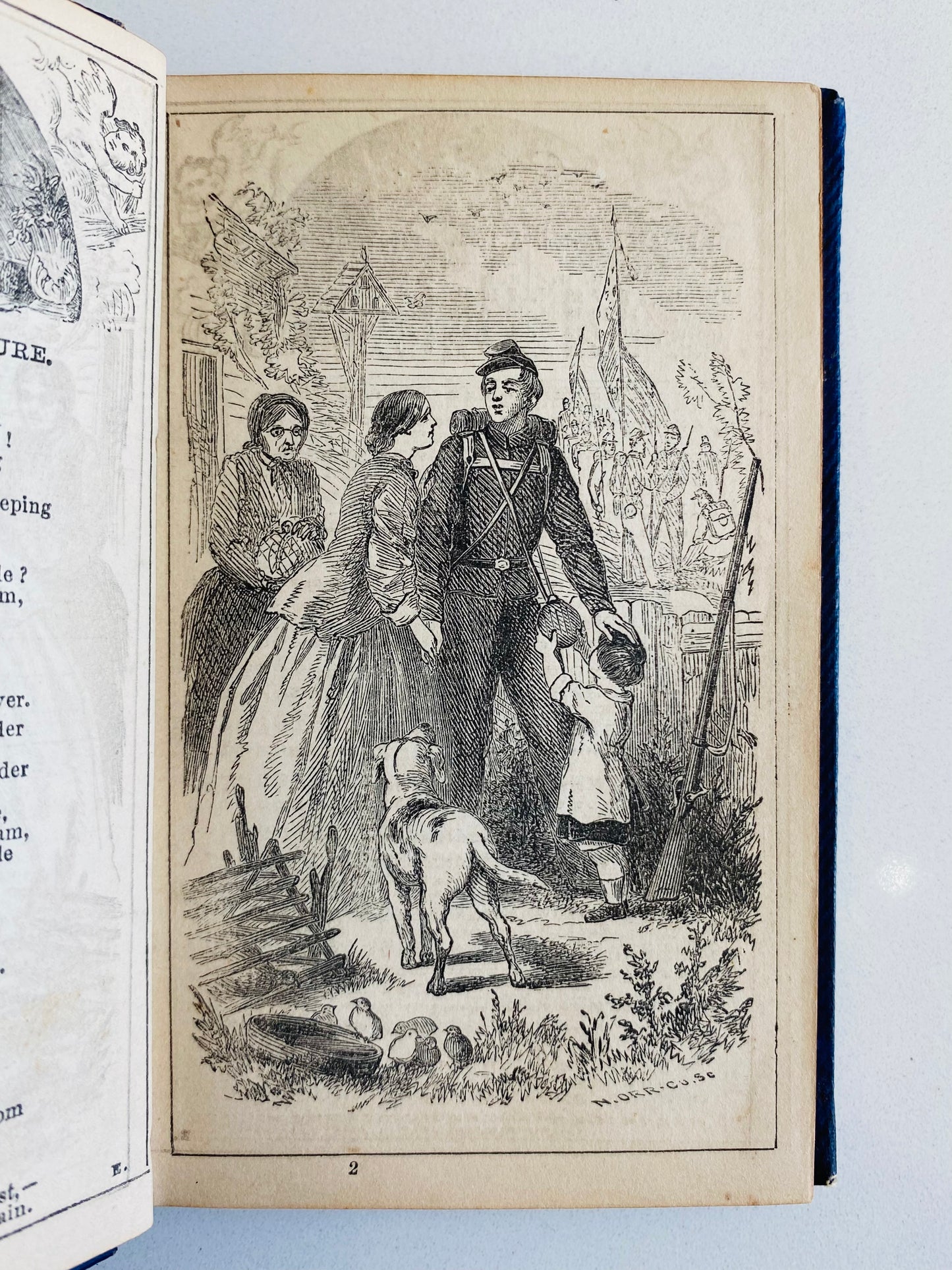 1862 CIVIL WAR. The Lady's Almanac. How to Support Soldiers, Engravings, Female Activity in Civil War, etc.
