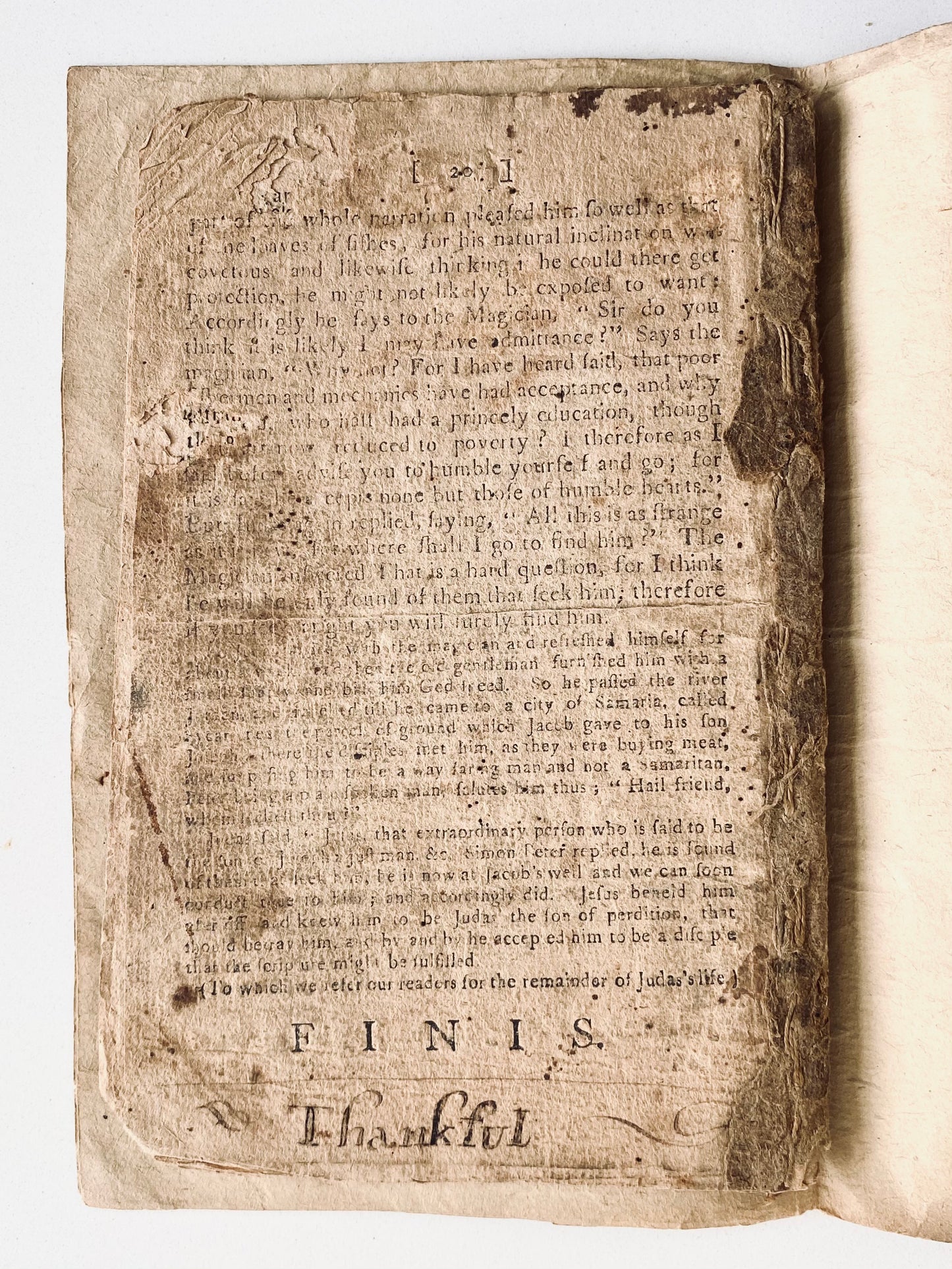 1769 JOHN THOMPSON. Judas Iscariot. The Lost and Undone Son of Perdition. Rare Rhode Island Imprint