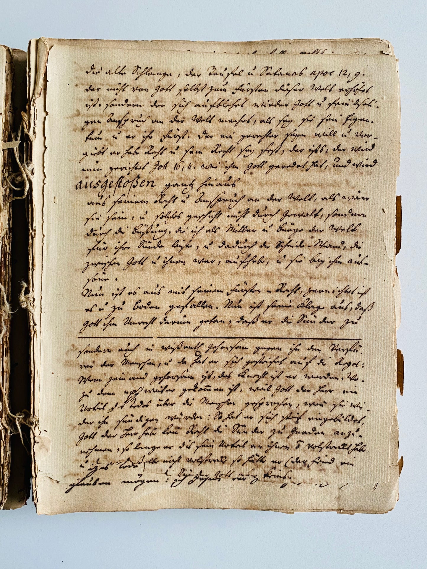 1750 CHRISTIAN FRIEDRICH SCHWARTZ. 400pp Unpublished Manuscript of the "Apostle to India."