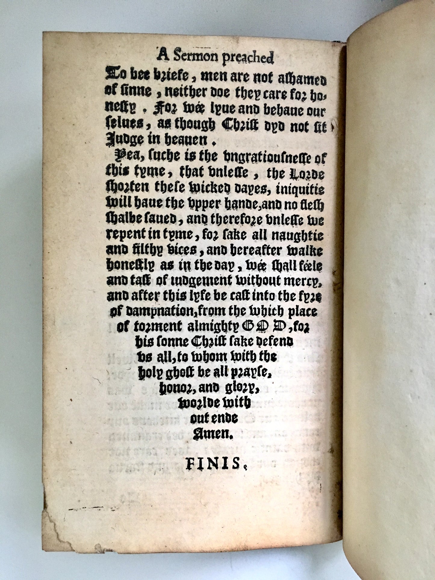 1577 JOHN CALDWELL Radical Puritan Sermon on Scripture, the Reformation, & Repentance