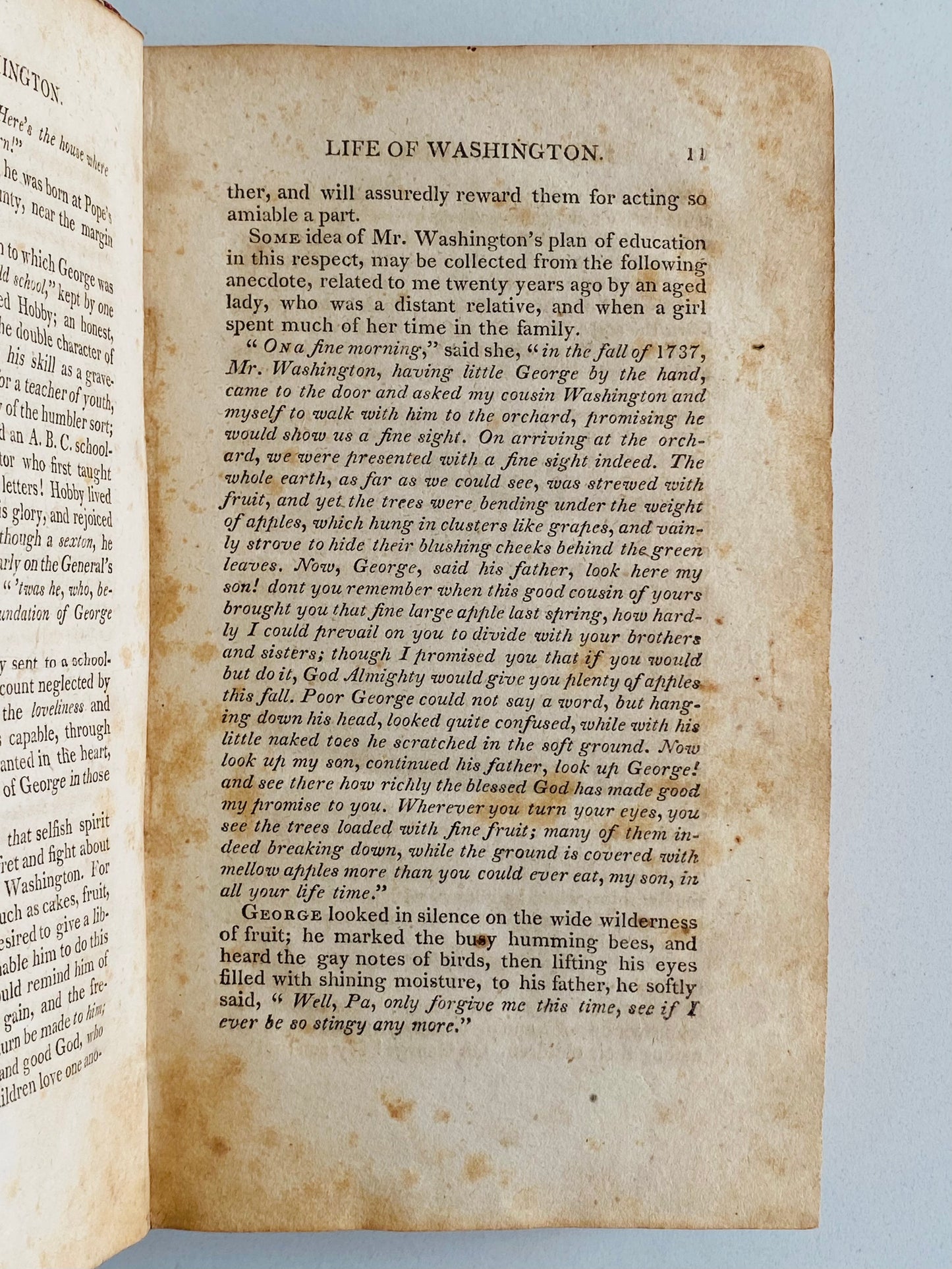 1808 GEORGE WASHINGTON. 1st Biography of Washington by Pastoral Friend. Self-Published w/Rare Engraving.