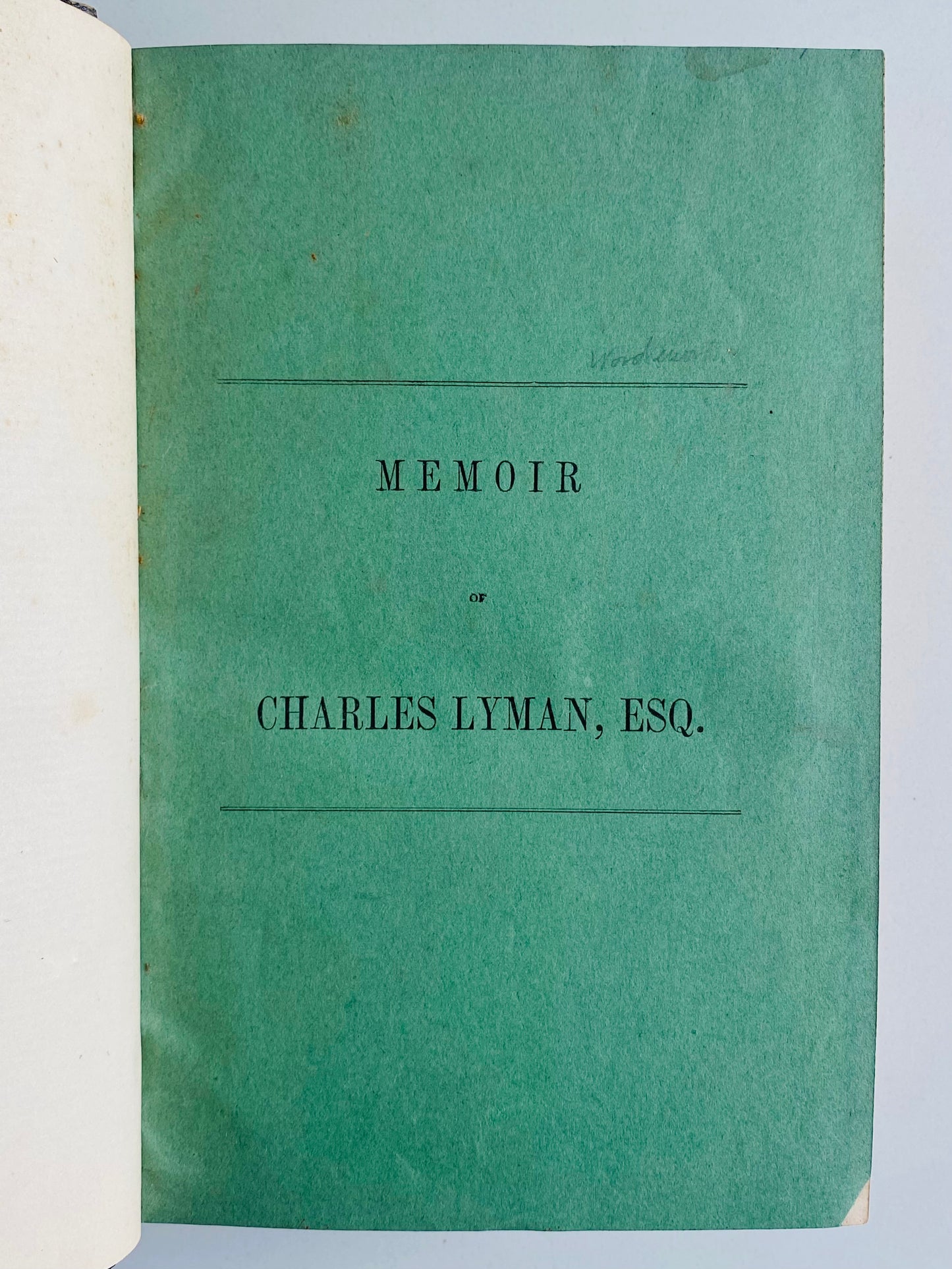 1861 CHARLES WADSWORTH. Important Sammelband of Sermons by Emily Dickinson's Creative Muse.