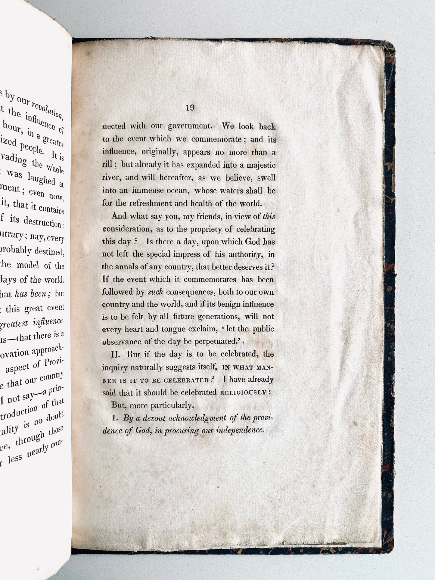1827 W. B. SPRAGUE. The Religious Celebration of American Independence. July 4, 1827.