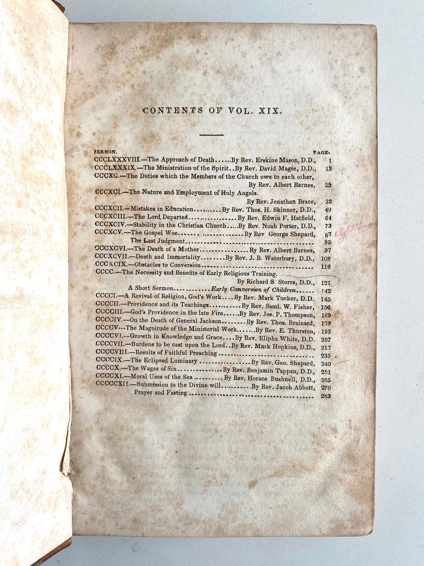 1845 AMERICAN NATIONAL PREACHER. Revival, Missions, Thomas Brainerd, Albert Barnes &c.