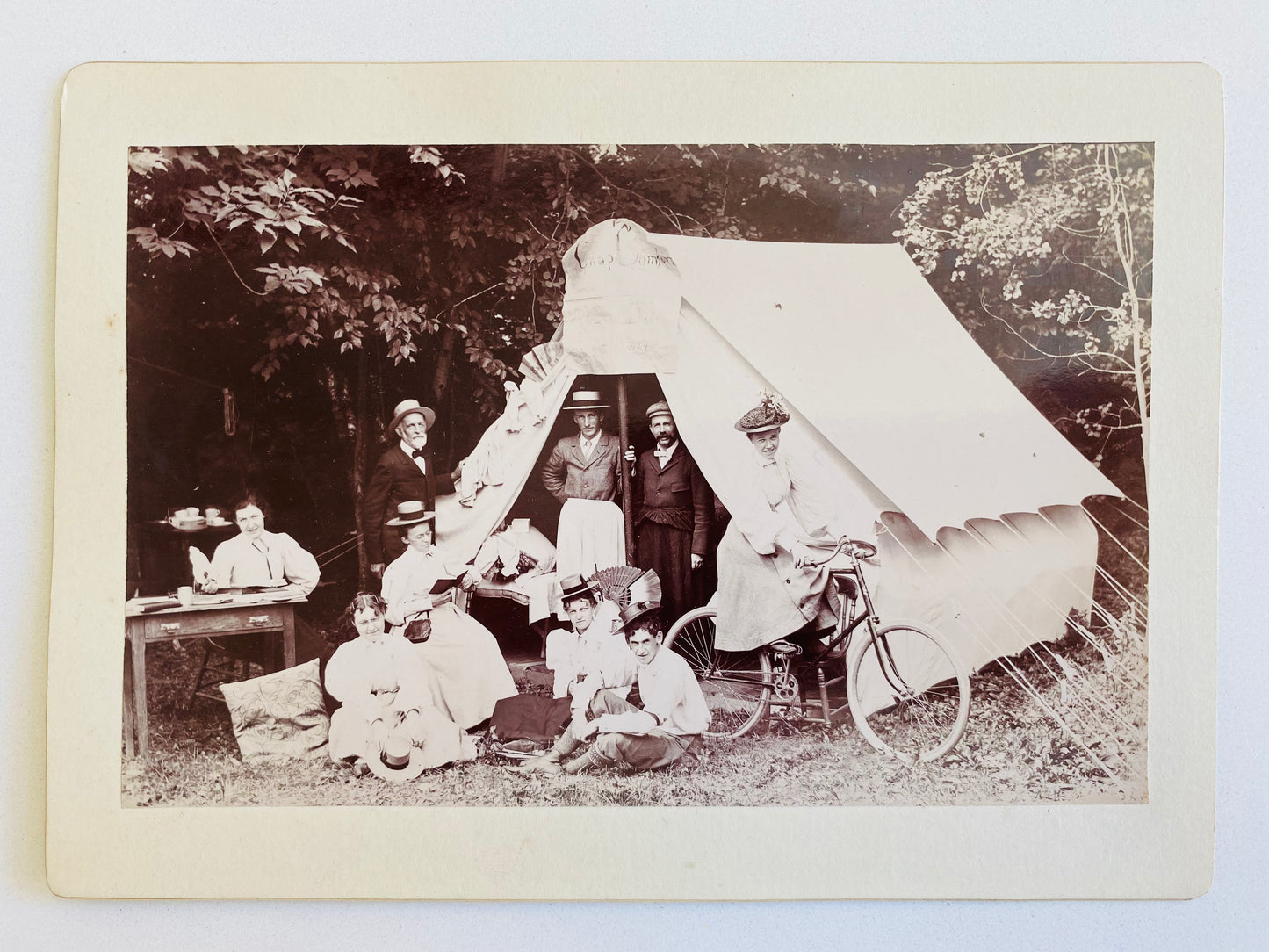 1885 A. T. PIERSON & Others. Six Rare Cabinet Photos from 1885 Northfield Conference - D. L. Moody