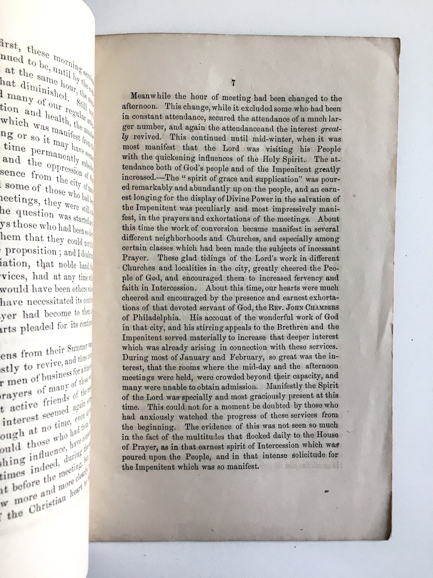 1859 THE HOUR OF PRAYER. A History of the Great Prayer Revival in Baltimore, MD. Rare