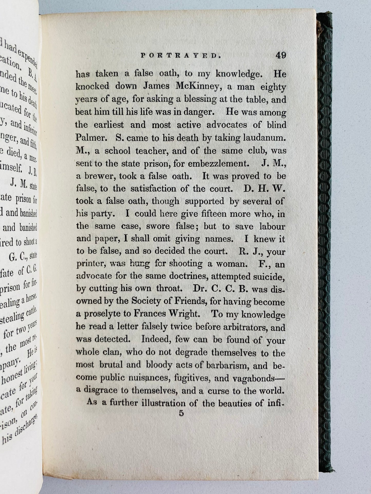 1836 ABNER CUNNINGHAM. The Judgment of Infidels and Atheists throughout History. RARE