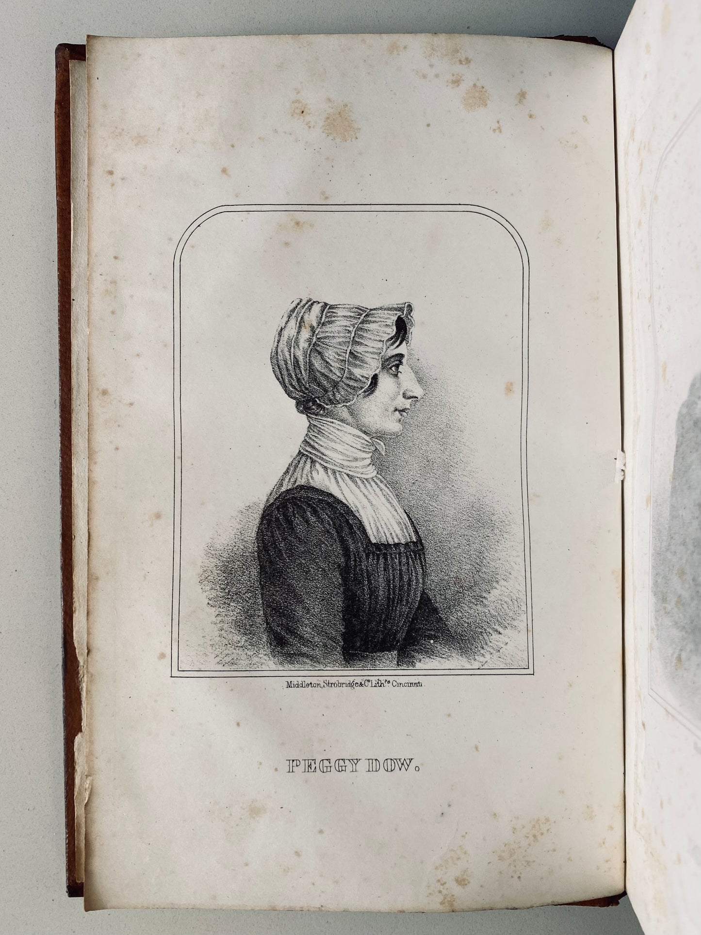 1859 LORENZO DOW. Beautiful Biography of Revivalist, Camp-Meeting Preacher. Cane Ridge, Visions, Dreams, &c.