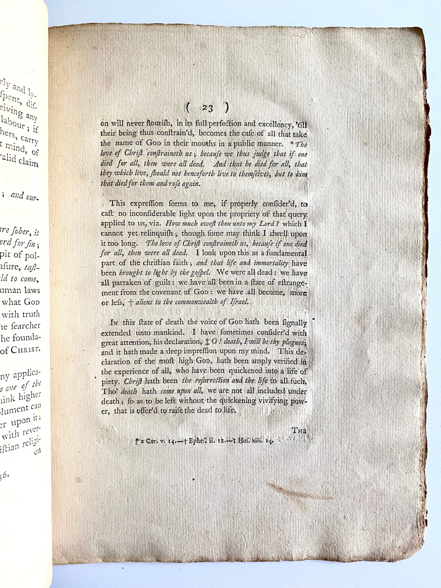 1767 SAMUEL FOTHERGILL. Two Discourses and a Prayer. Signed by Important Quaker Abolitionist!