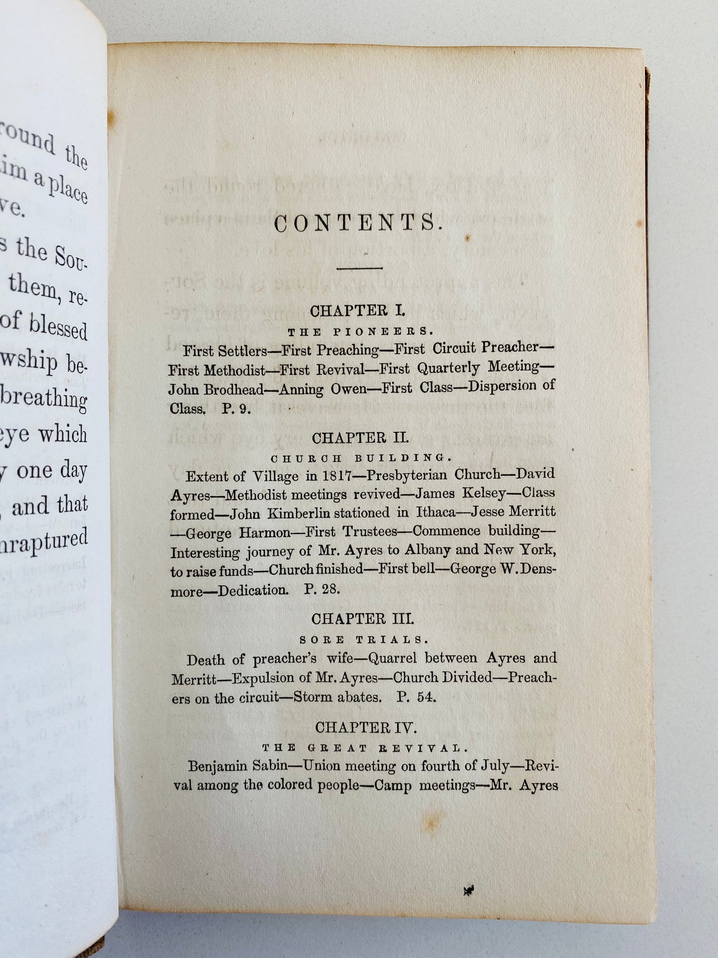 1852 C. D. BURRITT. Methodism in Ithaca, New York. Superb Second Great Awakening History + Mormon Background.