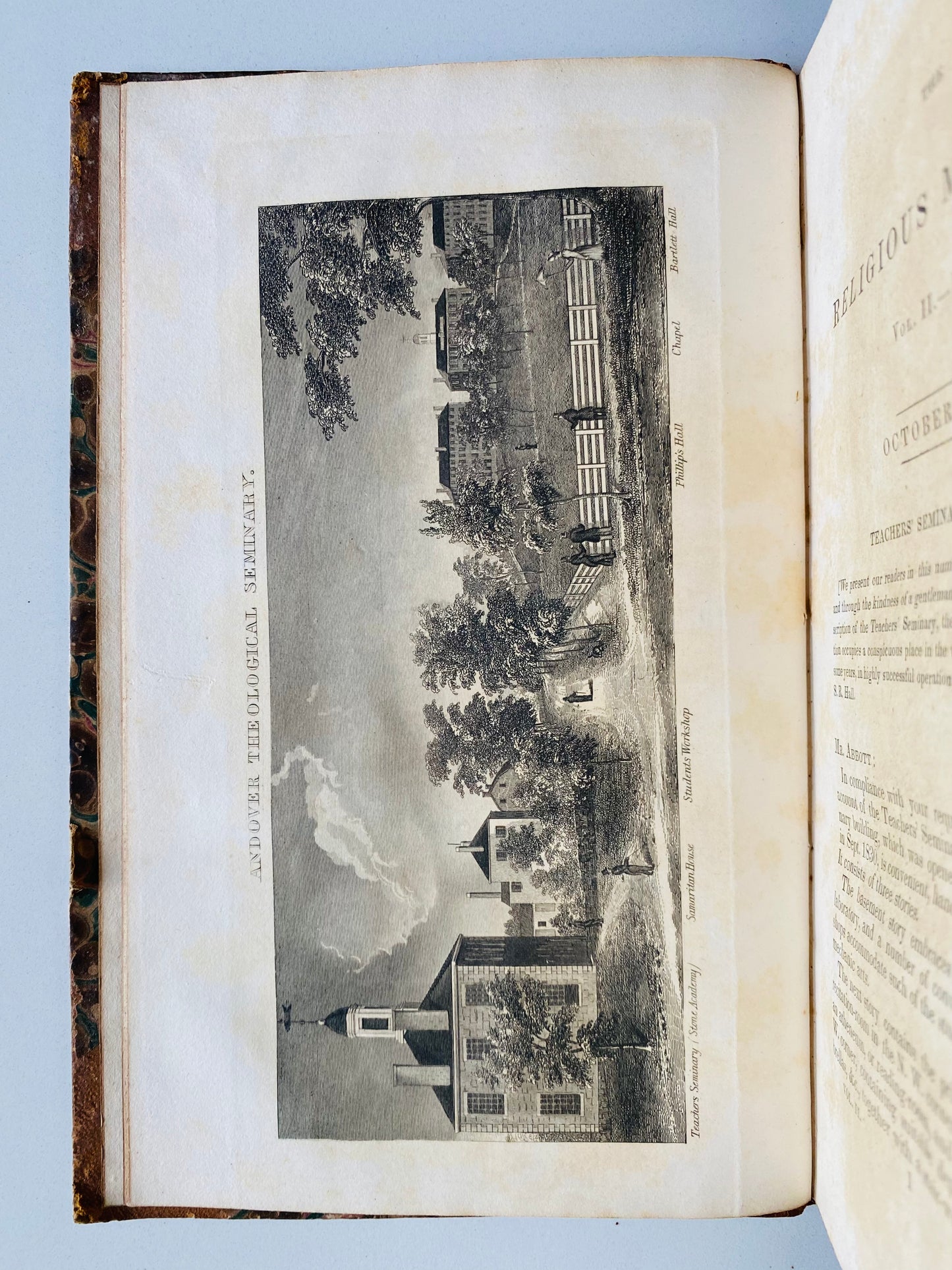 1834 THE RELIGIOUS MAGAZINE. Charles Finney, Defense of Anti-Slavery Society,