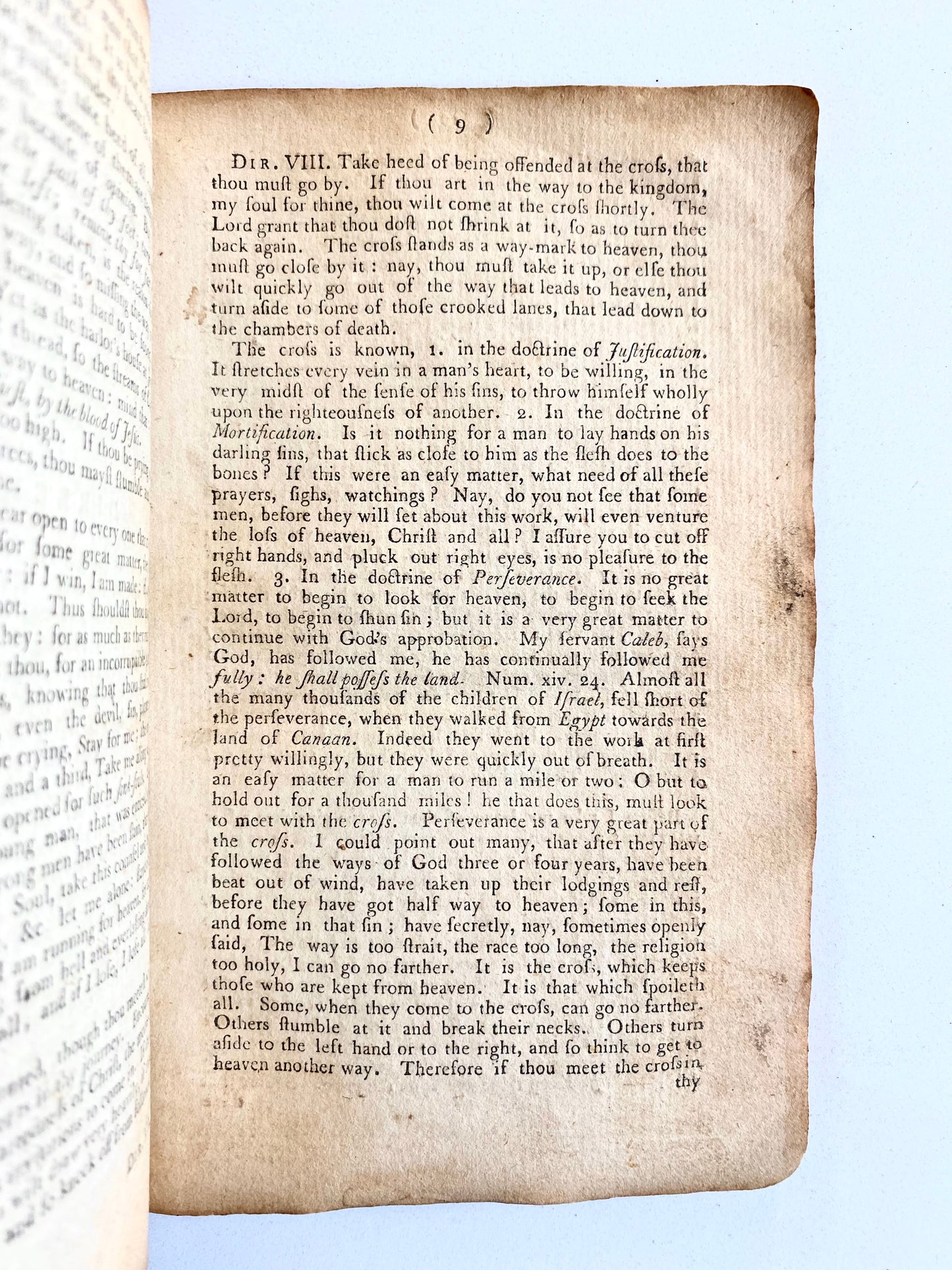 1787 METHODIST. Extract from John Bunyan's Heavenly Footman by John Fletcher.